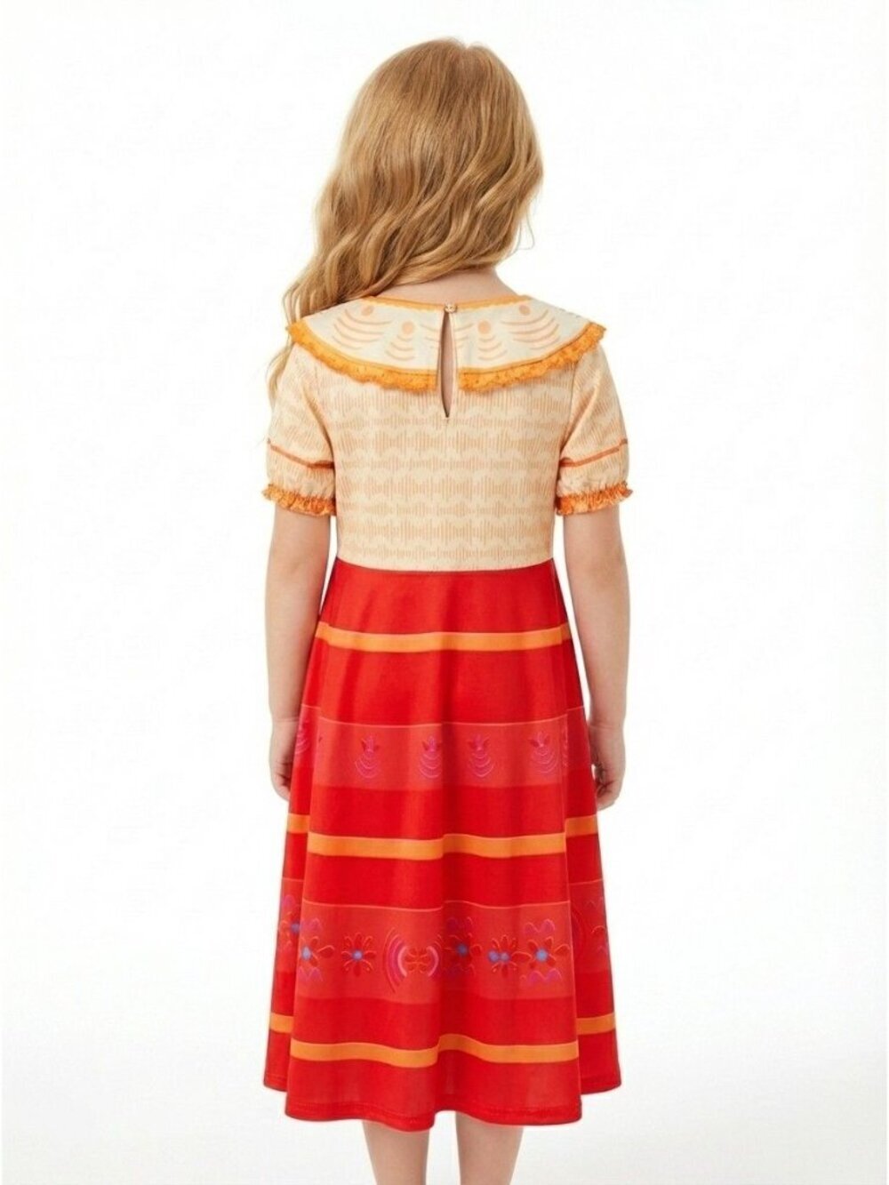 Girls Dolores Encanto Inspired Dress Costume (Size 12) - Picture 2 of 2